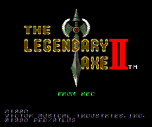 Legendary Axe II, The (USA) Screenshot